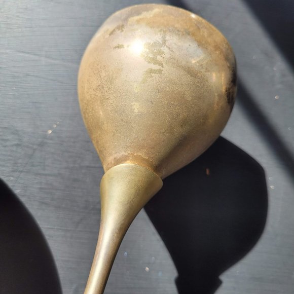 Vintage Patina Tulip Wine Goblets - Distressed - Picture 12 of 15